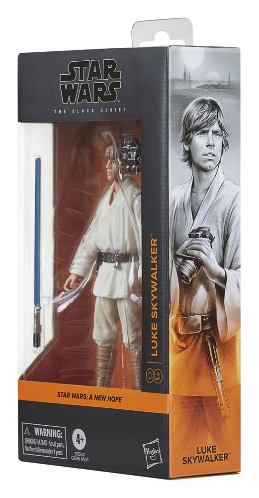 Star Wars Episode IV Black Series Actionfigur Luke Skywalker 15 cm - Versand: 5-7 Tage nach Bestellung