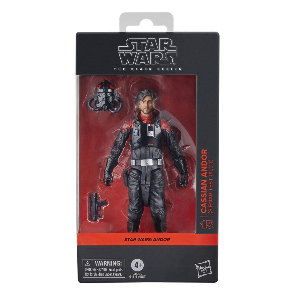 Star Wars: Andor Black Series Actionfigur Cassian Andor (Sienar Test Pilot) 15 cm - Versand: 5-7 Tage nach Bestellung