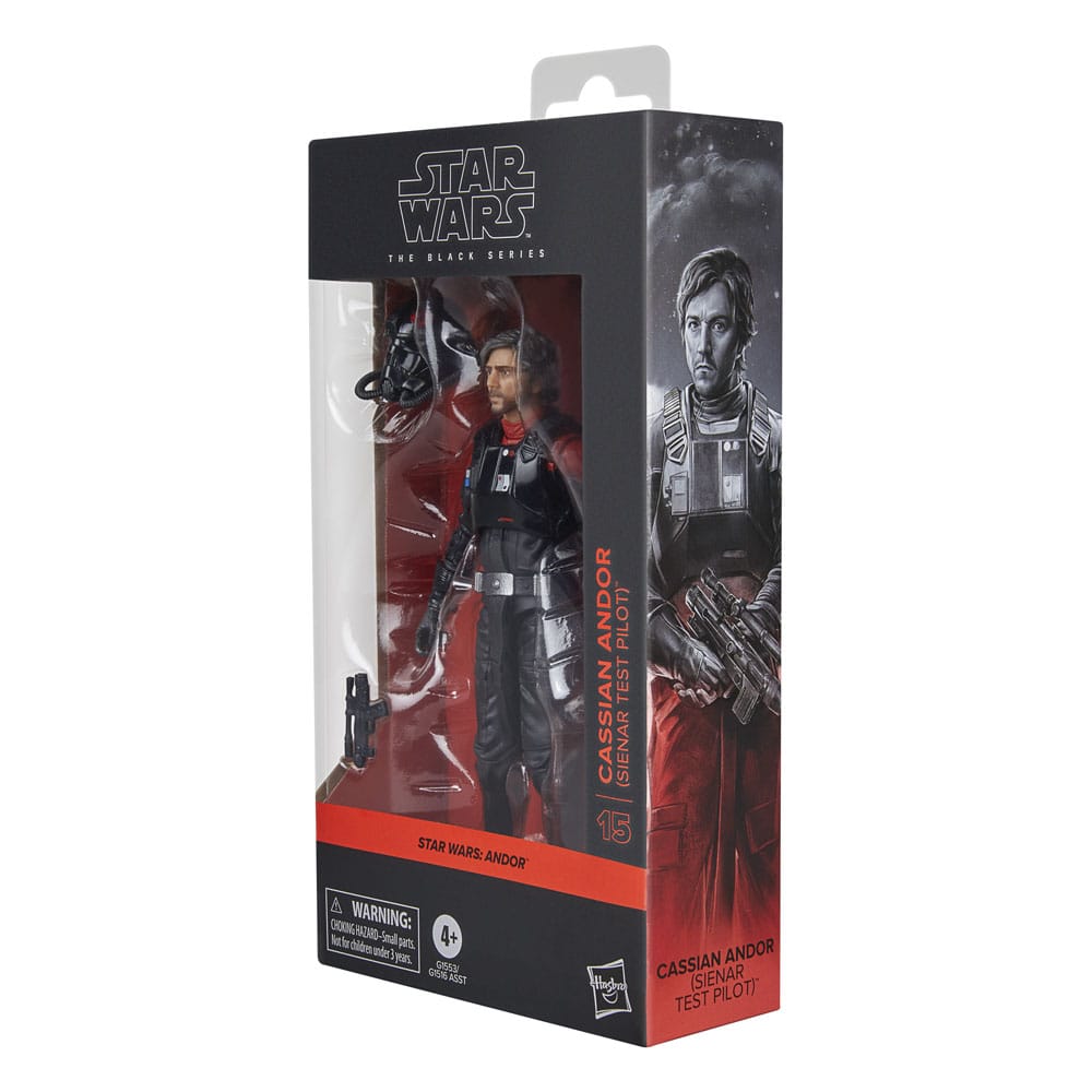 Star Wars: Andor Black Series Actionfigur Cassian Andor (Sienar Test Pilot) 15 cm - Versand: 5-7 Tage nach Bestellung