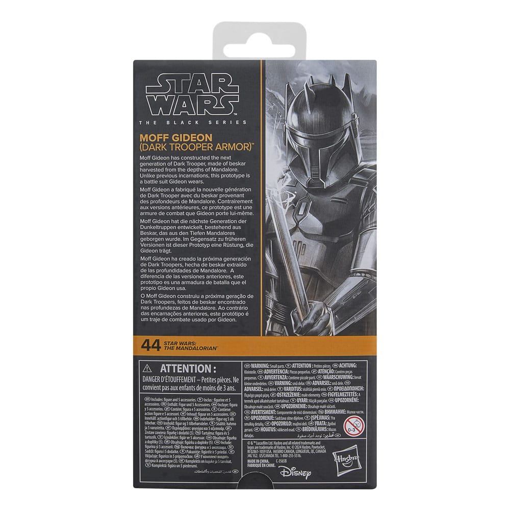 Star Wars: The Mandalorian Black Series Actionfigur Moff Gideon (Dark Trooper Armor) 15 cm - Versand: 5-7 Tage nach Bestellung