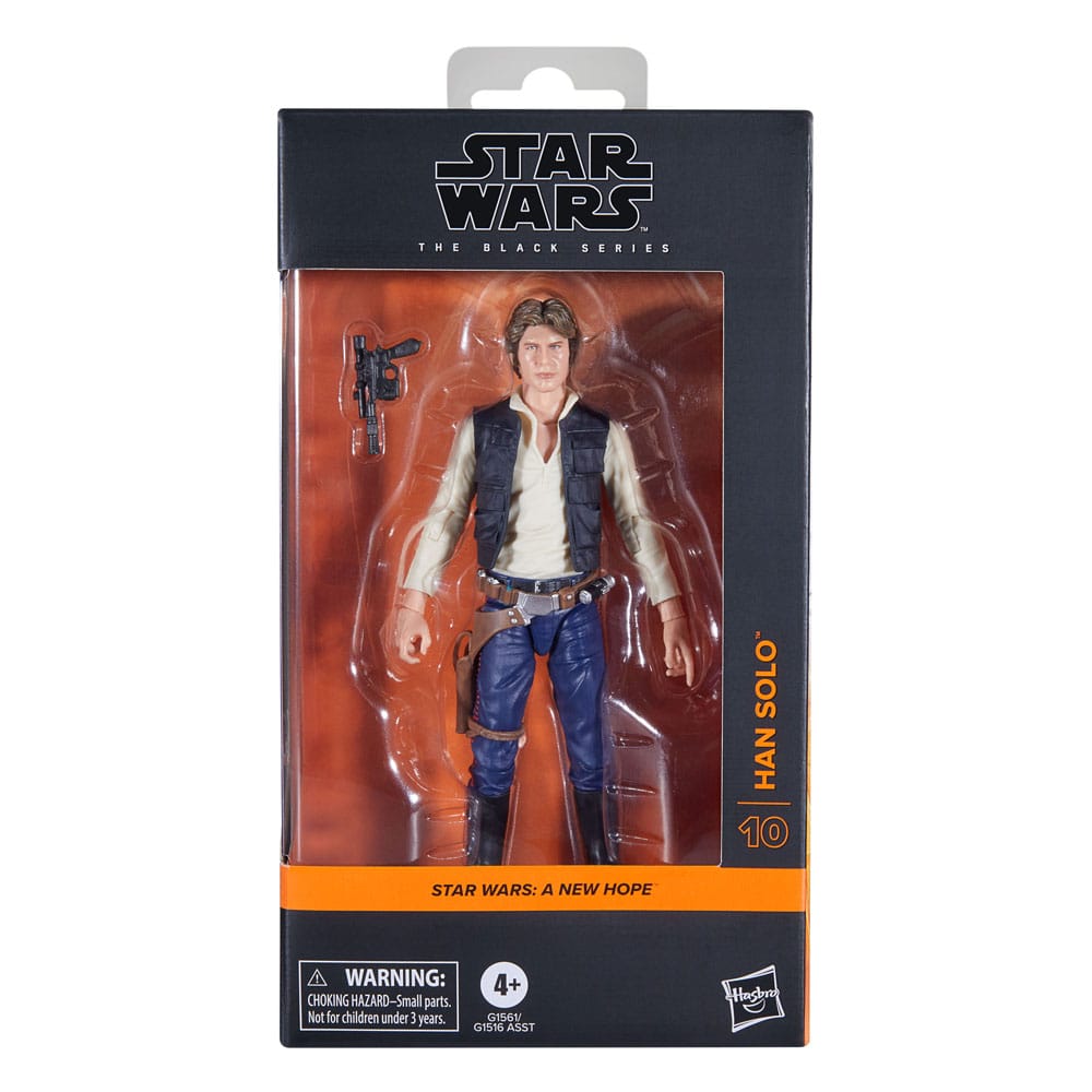 Star Wars Episode IV Black Series Actionfigur Han Solo 15 cm - Versand: 5-7 Tage nach Bestellung