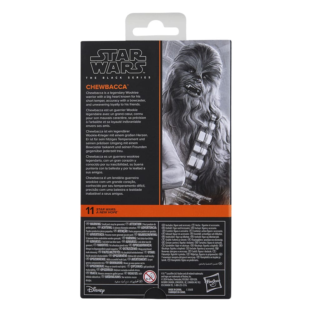 Star Wars Episode IV Black Series Actionfigur Chewbacca 15 cm - Versand: 5-7 Tage nach Bestellung