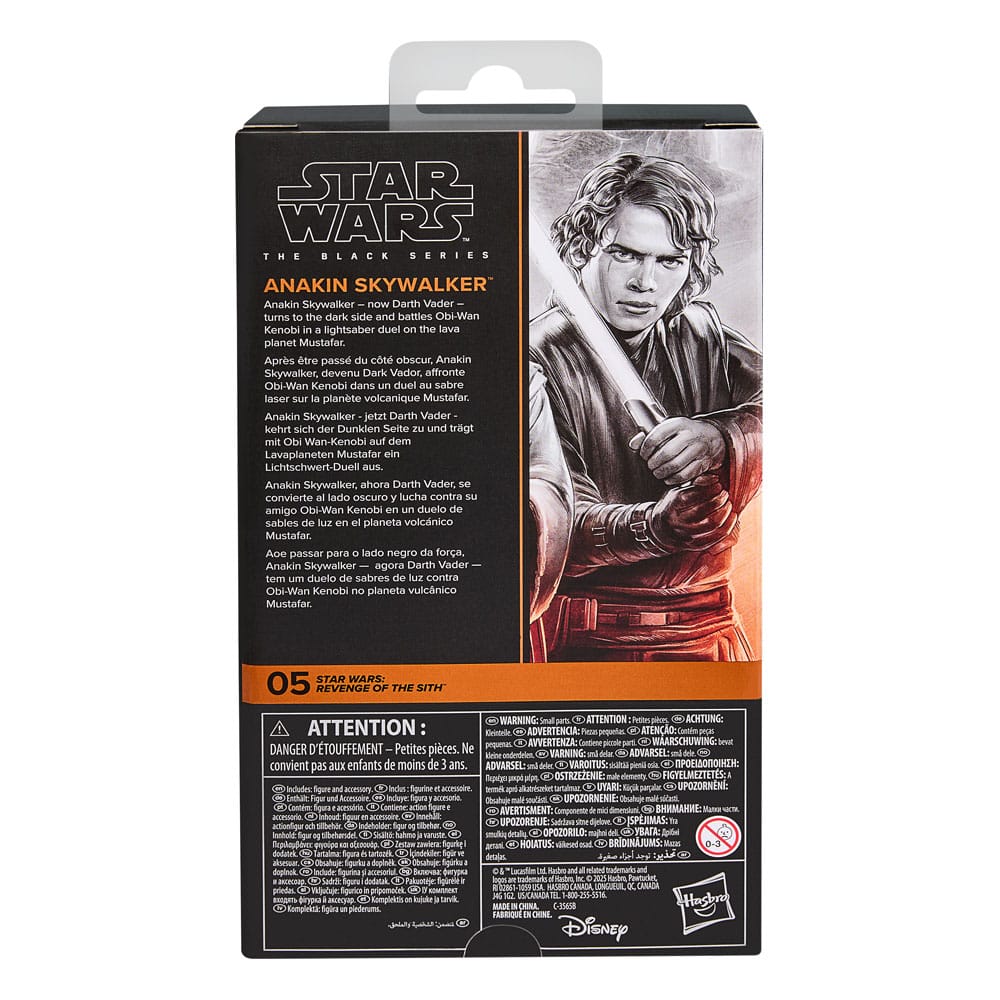 Star Wars Episode III Black Series Actionfigur Anakin Skywalker 15 cm - Preorder - ETA: 25.10.2025