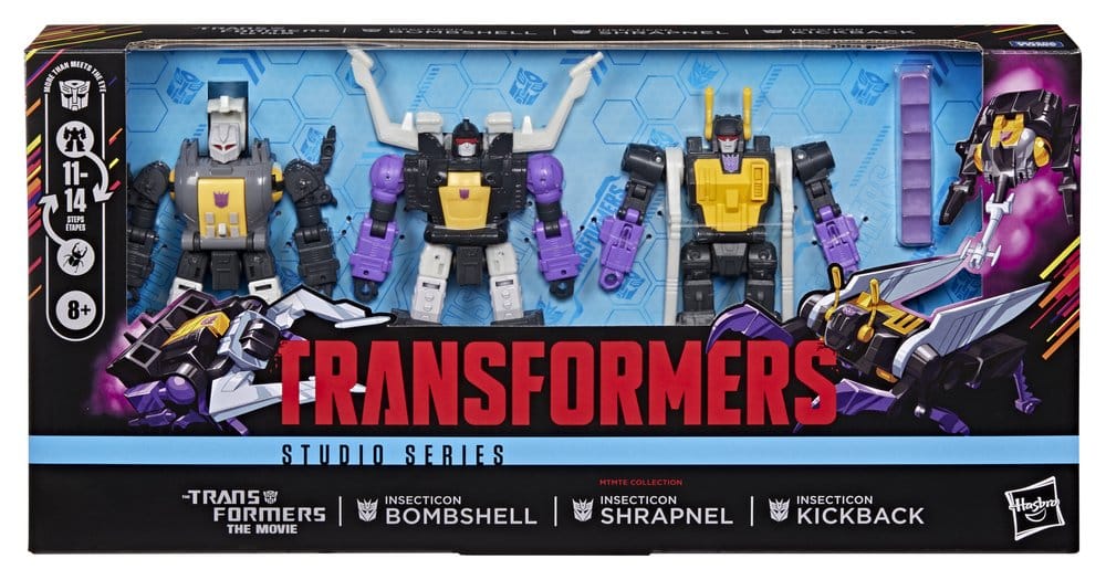 Transformers – Der Kampf um Cybertron Studio Series Deluxe Class Actionfiguren 3er-Pack Insecticon Bombshell, Shrapnel & Kickback 14 cm - Preorder - ETA: 07.10.2026