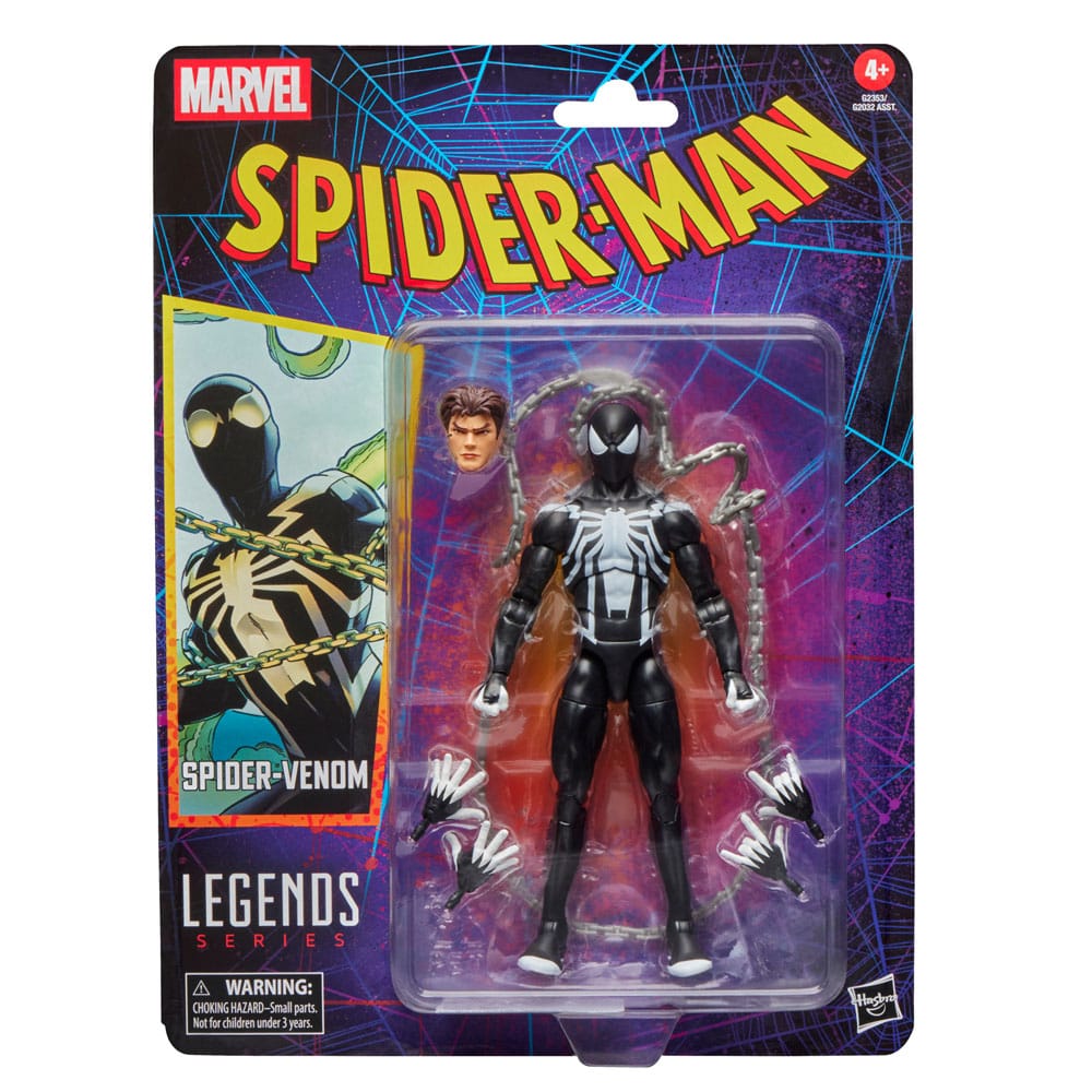 Spider-Man Marvel Legends Retro Actionfigur Spider-Venom 15 cm - Preorder - ETA: 07.03.2026
