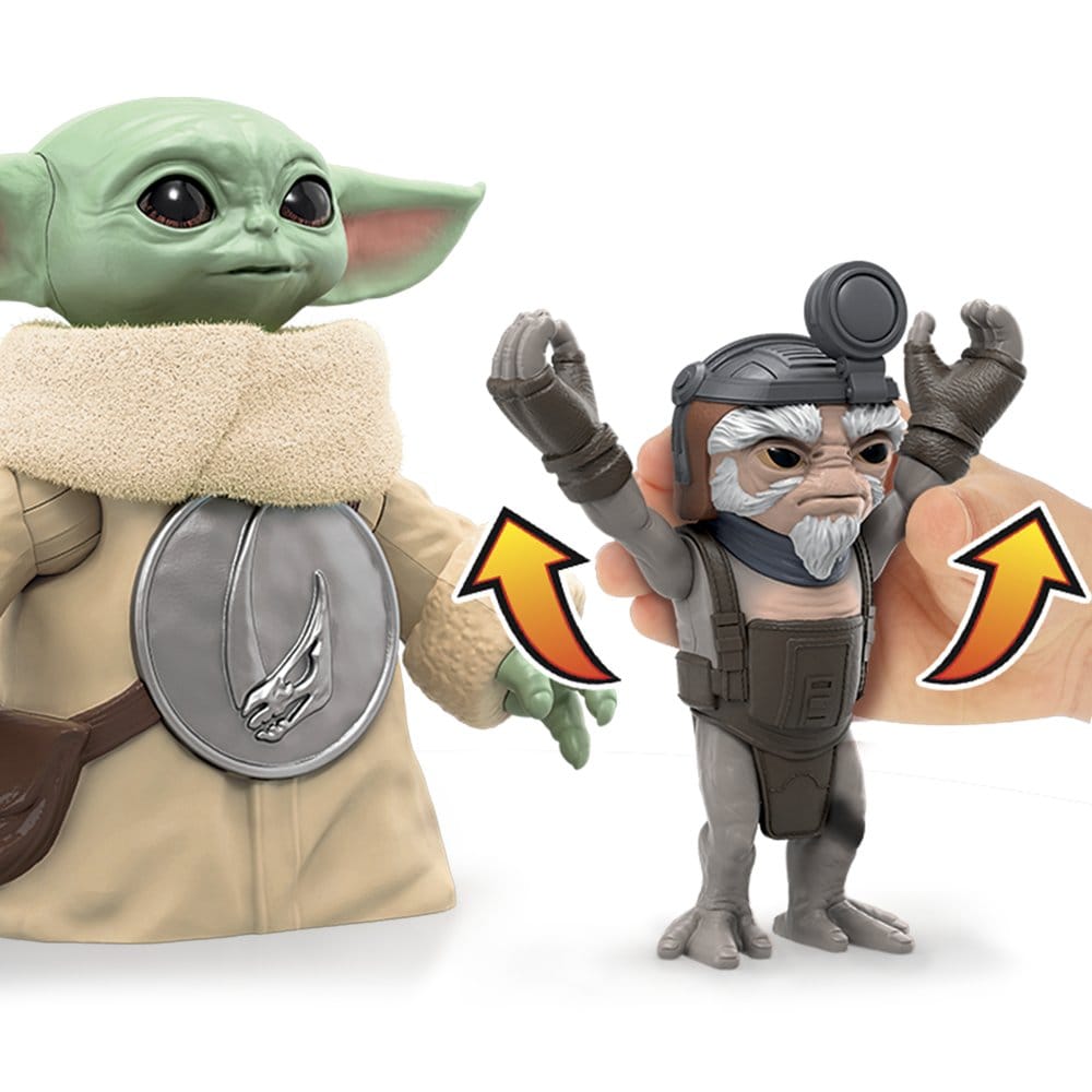 Star Wars: The Mandalorian & Grogu Elektronische Actionfigur Knuddelspaß Grogu & Anzellaner 17 cm - Versand: 7 Tage nach Bestellung