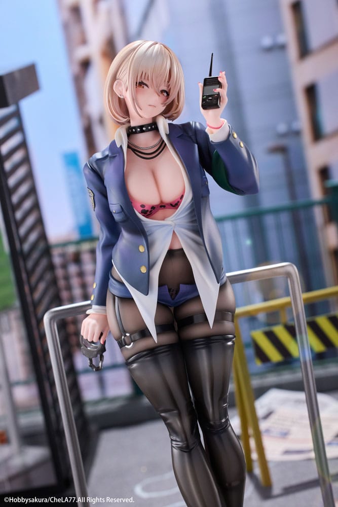 Original Illustration PVC Statue 1/6 Naughty Police Woman Illustration by CheLA77 27 cm - Versand: 5-7 Tage nach Bestellung