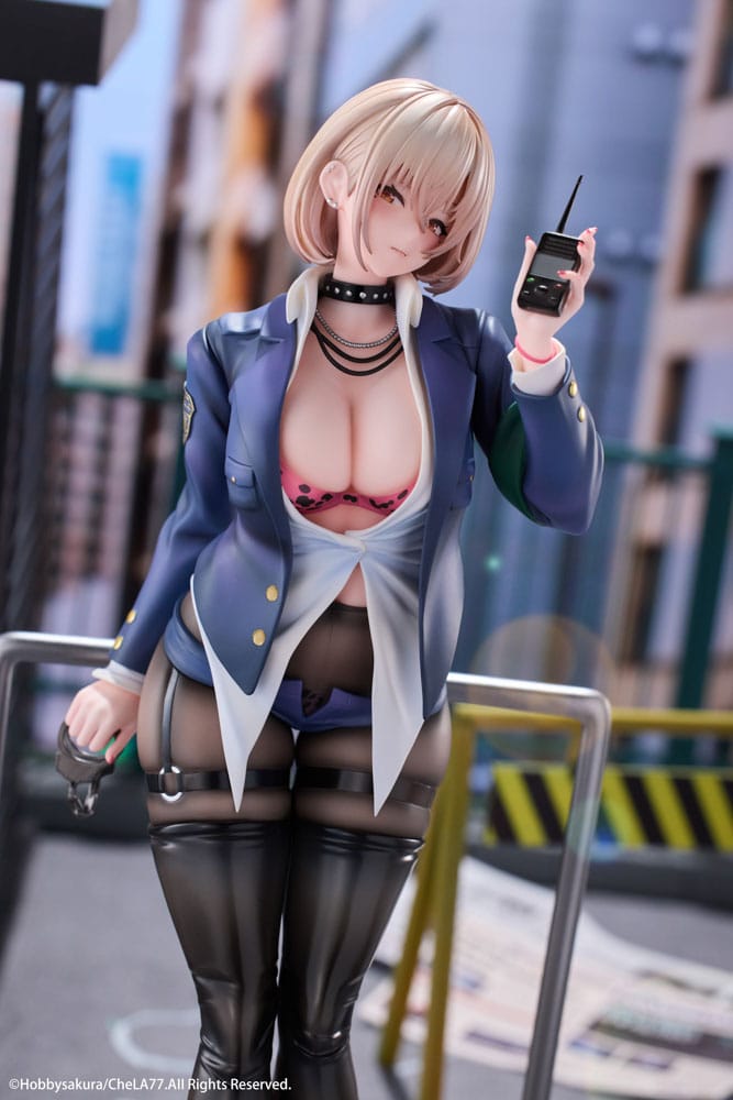 Original Illustration PVC Statue 1/6 Naughty Police Woman Illustration by CheLA77 27 cm - Versand: 5-7 Tage nach Bestellung