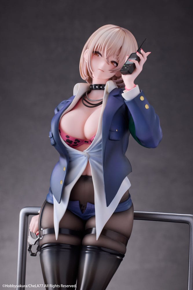 Original Illustration PVC Statue 1/6 Naughty Police Woman Illustration by CheLA77 27 cm - Versand: 5-7 Tage nach Bestellung