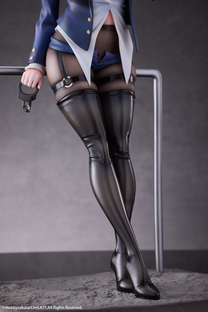 Original Illustration PVC Statue 1/6 Naughty Police Woman Illustration by CheLA77 27 cm - Versand: 5-7 Tage nach Bestellung