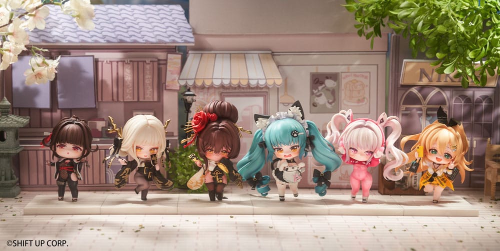 Goddess of Victory: Nikke SAC Series Mini-Figuren 6er-Pack Chibi 10 cm - Versand: 5-7 Tage nach Bestellung