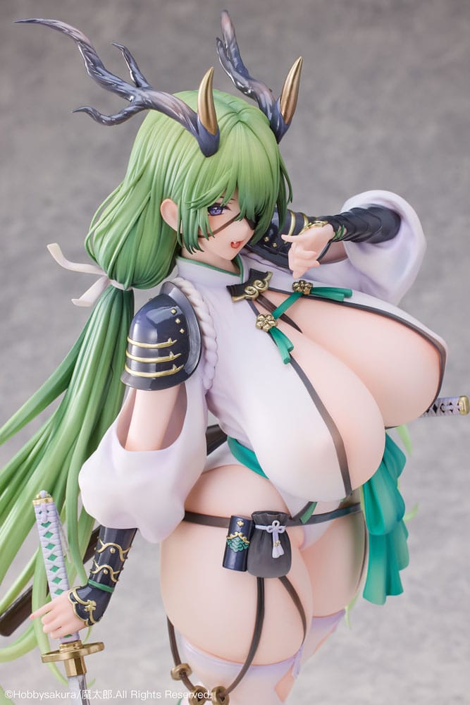 Original Character PVC Statue 1/6 Dokuganryu-chan Illustrated by Mataro Deluxe Edition 30 cm - Preorder - ETA: 20.12.2025