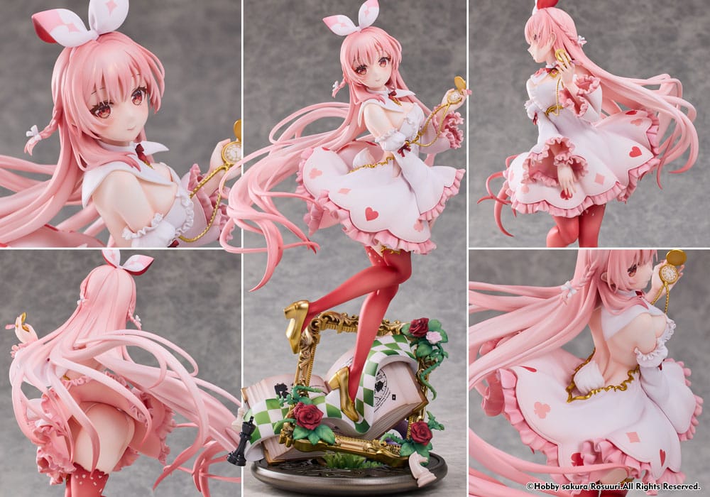 Original Character PVC Statue 1/7 White Rabbit Rosu Wonderland Ver. Illustrated by Rosuuri 29 cm - Preorder - ETA: 26.10.2026