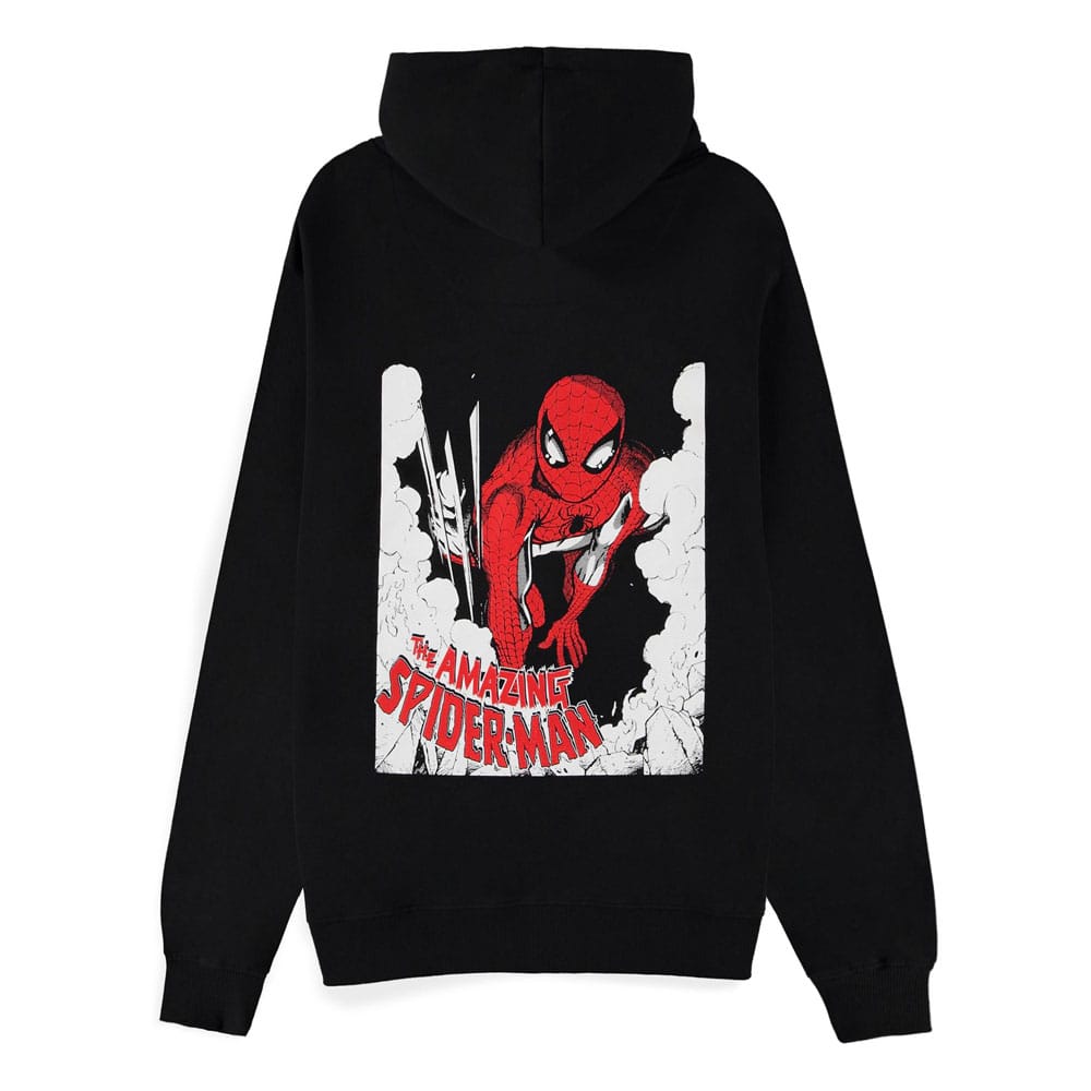 Marvel Kapuzenpullover mit Reißverschluß Spider-Man Größe L - Versand: 5-7 Tage nach Bestellung