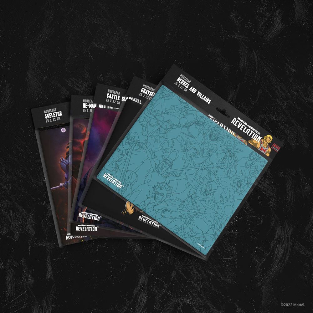 Masters of the Universe: Revelation™ Mousepad Heroes and Villains 25 x 22 cm - Versand: 7 Tage nach Bestellung