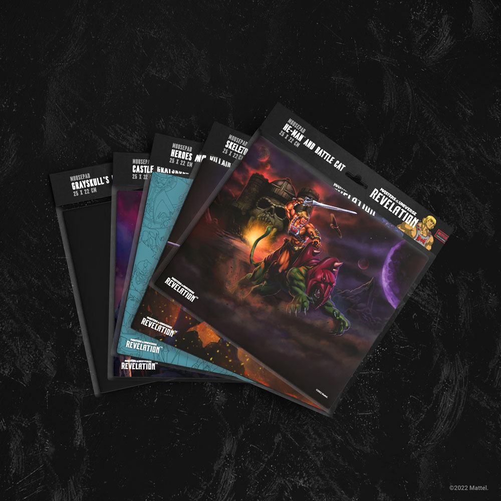 Masters of the Universe: Revelation™ Mousepad He-Man™ and Battle Cat 25 x 22 cm - Versand: 7 Tage nach Bestellung
