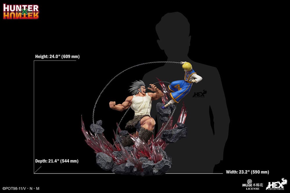 Hunter x Hunter Elite Dynamic Statue 1/6 Kurapika Vs Uvogin 61 cm - Preorder - ETA: 30.10.2025