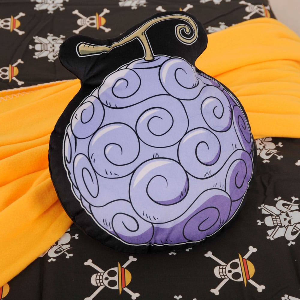 One Piece Dekokissen Gum Gum Frucht 36 cm - Versand: 5-7 Tage nach Bestellung
