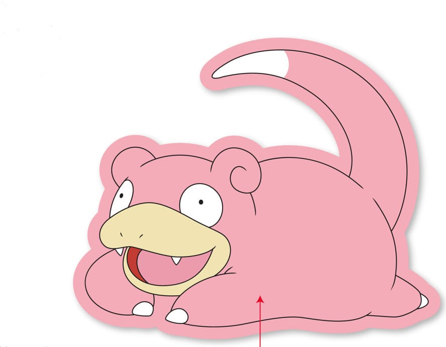 Pokemon Dekokissen Flegmon 35 cm - Versand: 5-7 Tage nach Bestellung