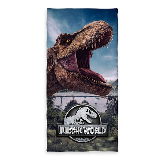 Jurassic World Velours-Handtuch 75 x 150 cm      - Versand: 5-7 Tage nach Bestellung