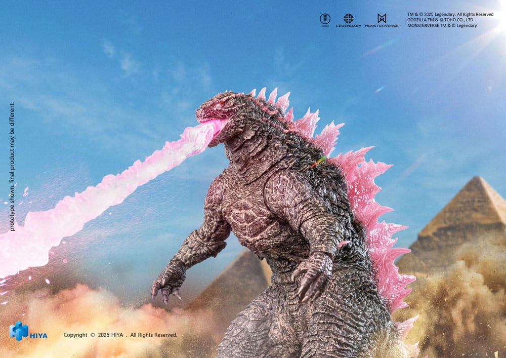 Godzilla x Kong The New Empire Exquisite Basic Actionfigur Heat Ray Godzilla Evolved Ver. 18 cm - Preorder - ETA: 25.04.2026