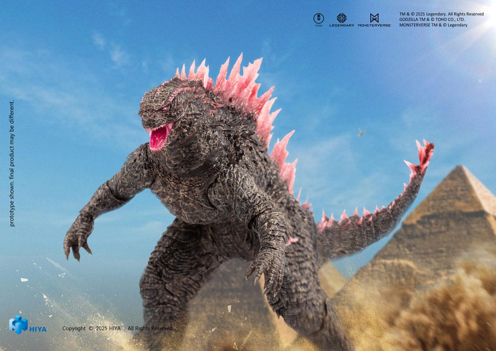 Godzilla x Kong The New Empire Exquisite Basic Actionfigur Heat Ray Godzilla Evolved Ver. 18 cm - Preorder - ETA: 25.04.2026