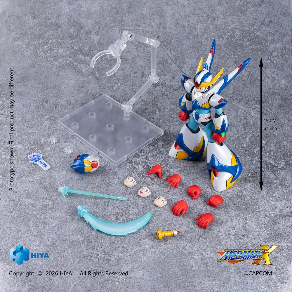 Mega Man X Exquisite Basic Series Actionfigur X Falcon Armor Version 15 cm - Preorder - ETA: 25.05.2027