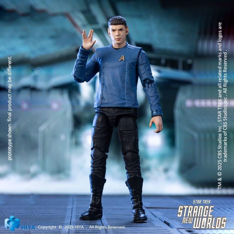Star Trek Strange New Worlds Exquisite Mini Series Actionfigur 1/18 Spock 11 cm - Preorder - ETA: 25.05.2026