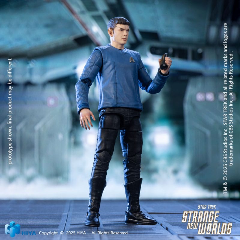 Star Trek Strange New Worlds Exquisite Mini Series Actionfigur 1/18 Spock 11 cm - Preorder - ETA: 25.05.2026