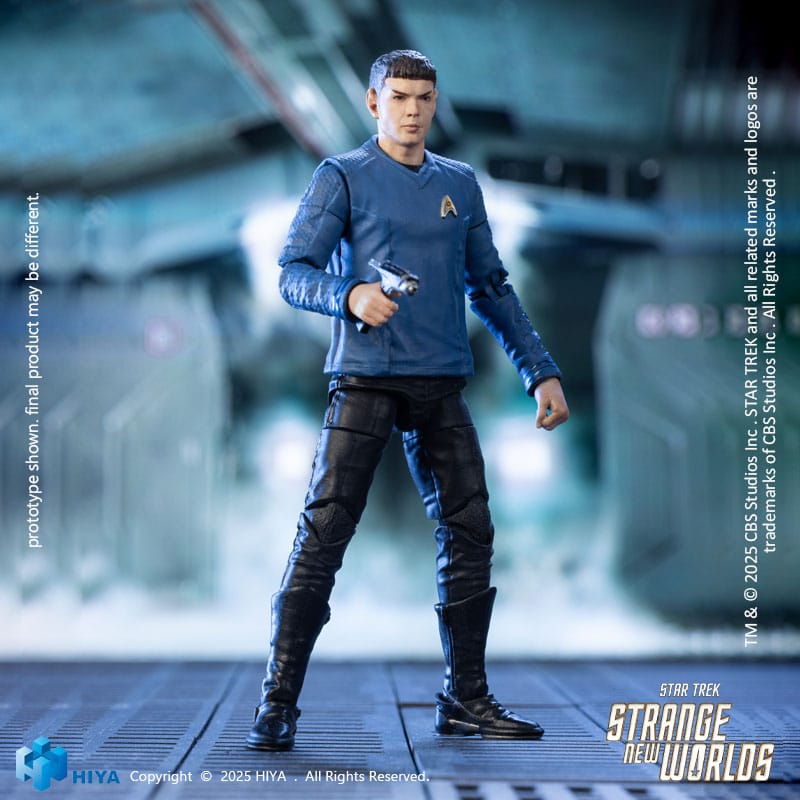 Star Trek Strange New Worlds Exquisite Mini Series Actionfigur 1/18 Spock 11 cm - Preorder - ETA: 25.05.2026