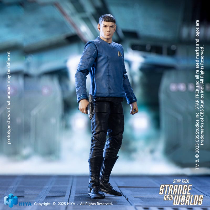 Star Trek Strange New Worlds Exquisite Mini Series Actionfigur 1/18 Spock 11 cm - Preorder - ETA: 25.05.2026
