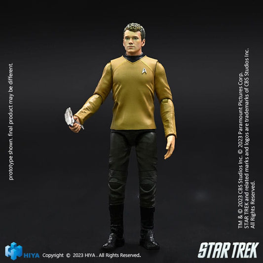 Star Trek Exquisite Mini Actionfigur 1/18 Star Trek 2009 Chekov 10 cm - Versand: 5-7 Tage nach Bestellung