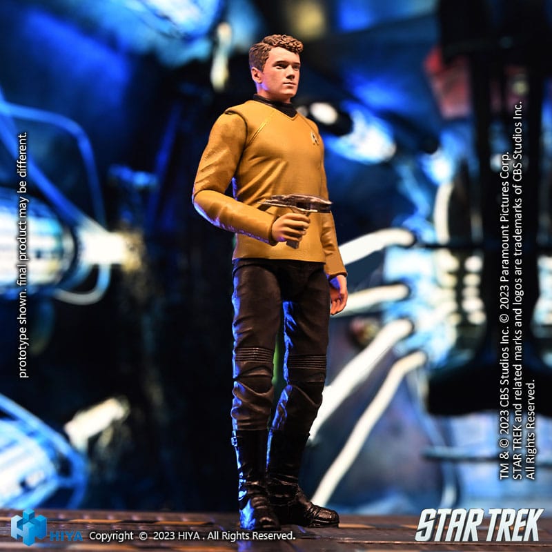 Star Trek Exquisite Mini Actionfigur 1/18 Star Trek 2009 Chekov 10 cm - Versand: 5-7 Tage nach Bestellung