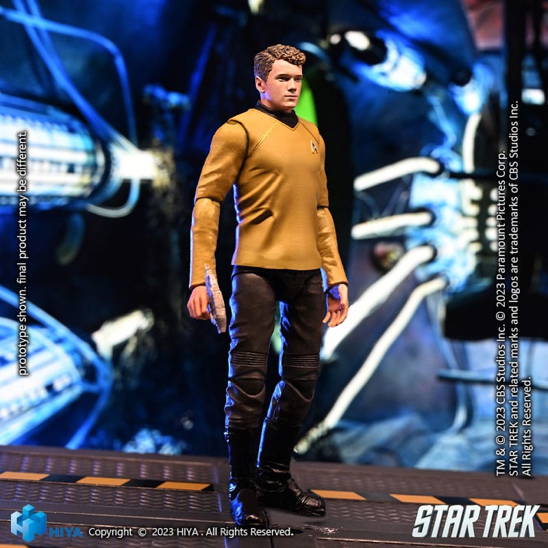 Star Trek Exquisite Mini Actionfigur 1/18 Star Trek 2009 Chekov 10 cm - Versand: 5-7 Tage nach Bestellung