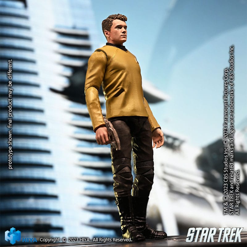 Star Trek Exquisite Mini Actionfigur 1/18 Star Trek 2009 Chekov 10 cm - Versand: 5-7 Tage nach Bestellung