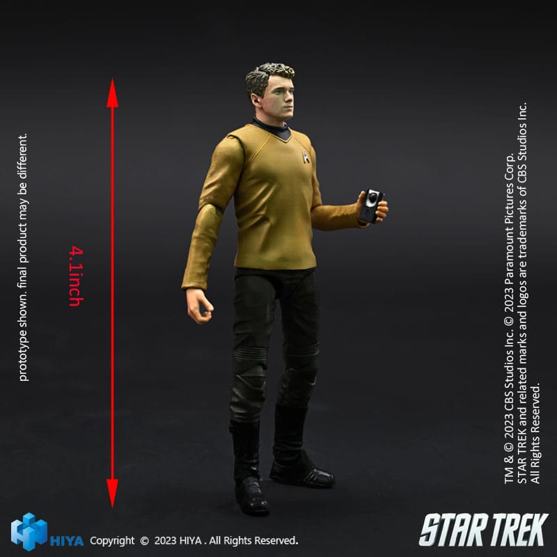 Star Trek Exquisite Mini Actionfigur 1/18 Star Trek 2009 Chekov 10 cm - Versand: 5-7 Tage nach Bestellung