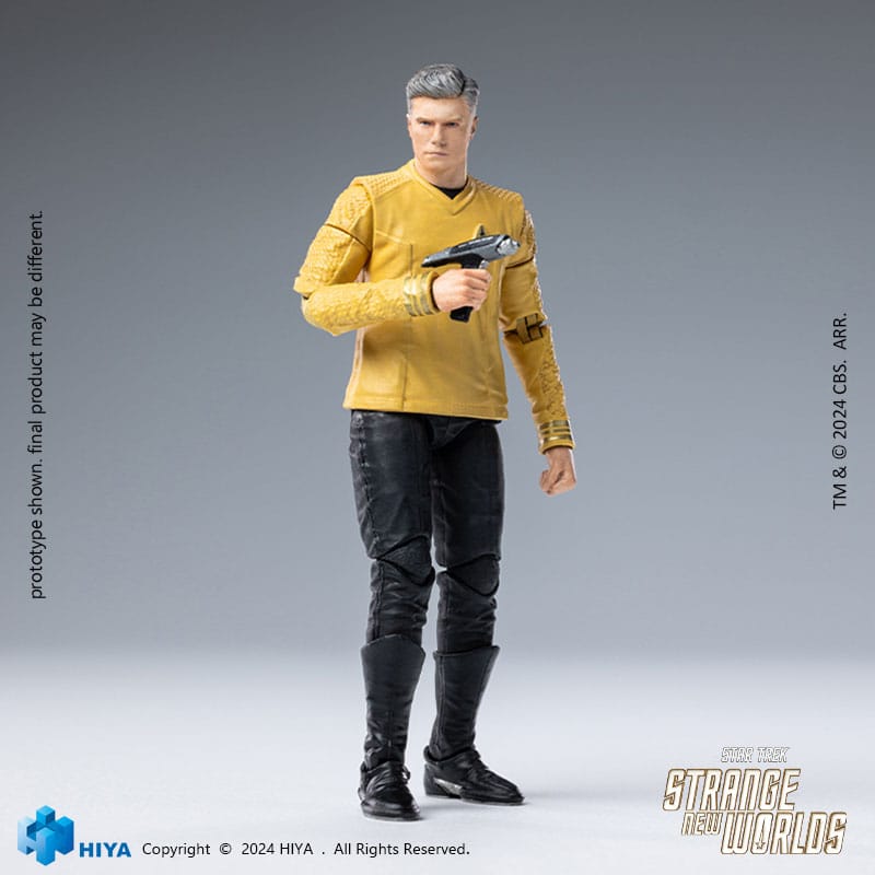 Star Trek Strange New Worlds Exquisite Mini Series Actionfigur 1/18 Pike 11 cm - Preorder - ETA: 25.11.2025