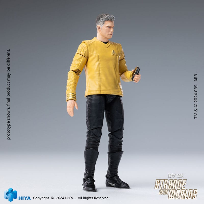 Star Trek Strange New Worlds Exquisite Mini Series Actionfigur 1/18 Pike 11 cm - Preorder - ETA: 25.11.2025