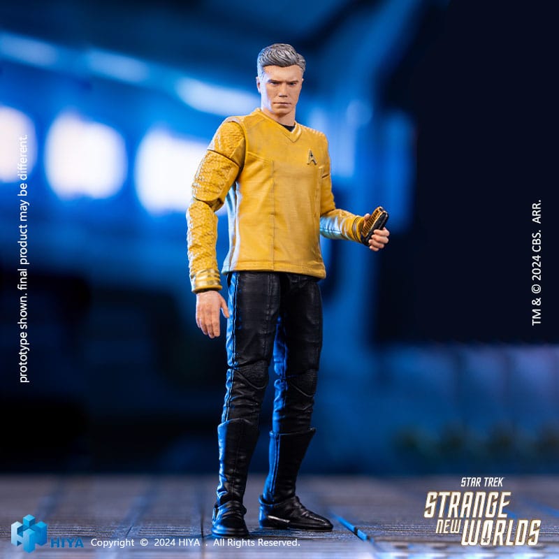 Star Trek Strange New Worlds Exquisite Mini Series Actionfigur 1/18 Pike 11 cm - Preorder - ETA: 25.11.2025