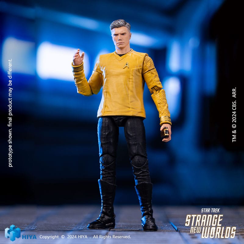 Star Trek Strange New Worlds Exquisite Mini Series Actionfigur 1/18 Pike 11 cm - Preorder - ETA: 25.11.2025
