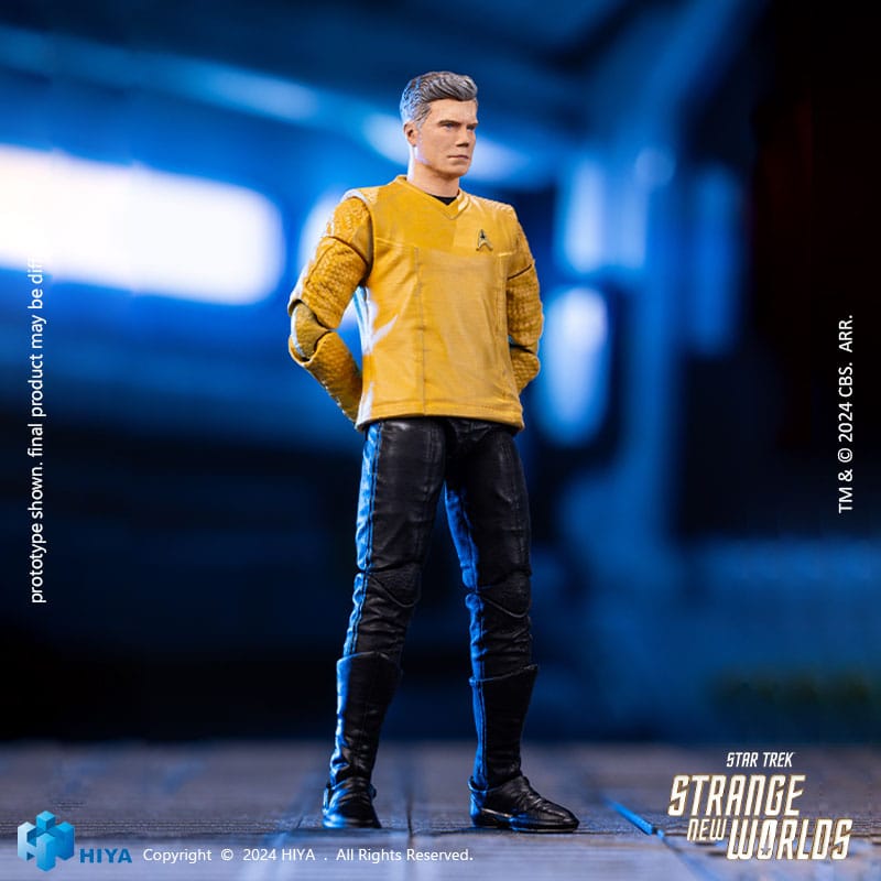 Star Trek Strange New Worlds Exquisite Mini Series Actionfigur 1/18 Pike 11 cm - Preorder - ETA: 25.11.2025
