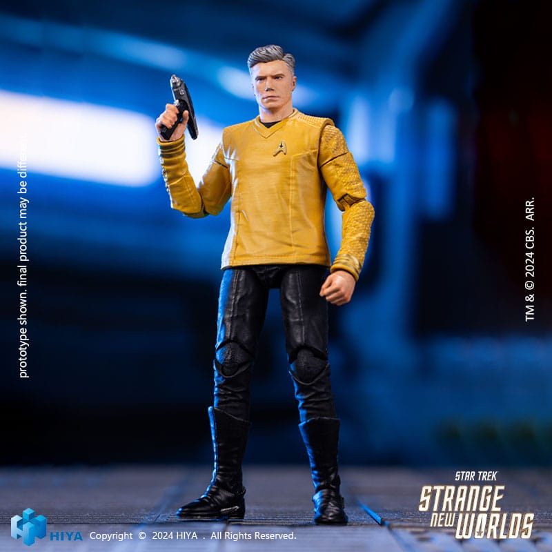 Star Trek Strange New Worlds Exquisite Mini Series Actionfigur 1/18 Pike 11 cm - Preorder - ETA: 25.11.2025
