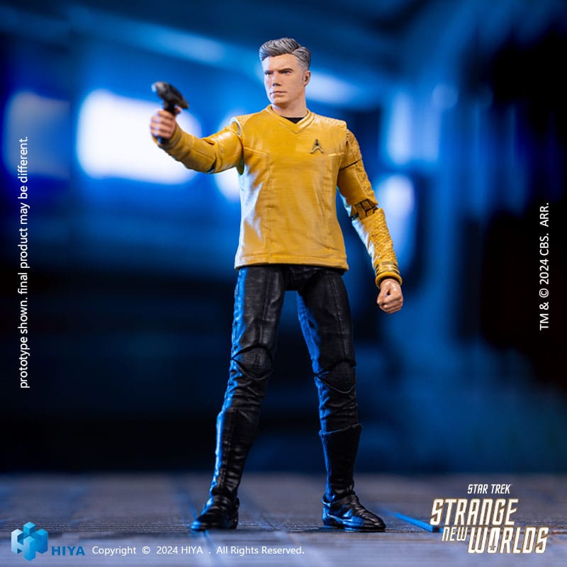 Star Trek Strange New Worlds Exquisite Mini Series Actionfigur 1/18 Pike 11 cm - Preorder - ETA: 25.11.2025