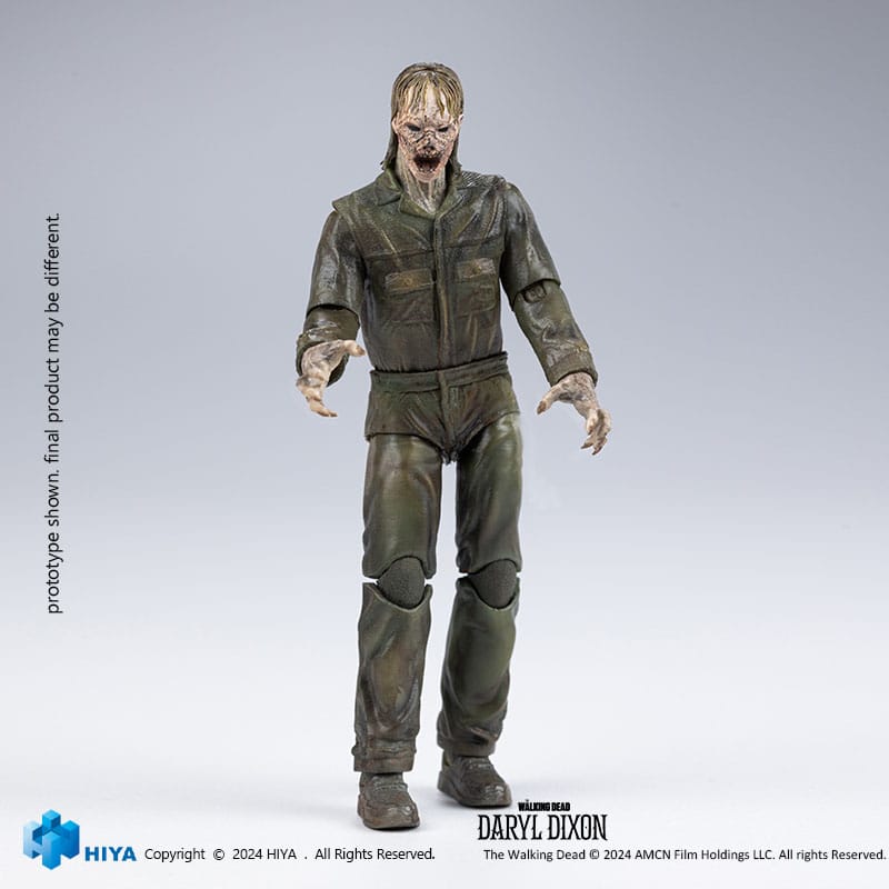 The Walking Dead Exquisite Mini Actionfigur 1/18 Daryl Dixon Dark Eyes Walker 11 cm - Preorder - ETA: 20.11.2025