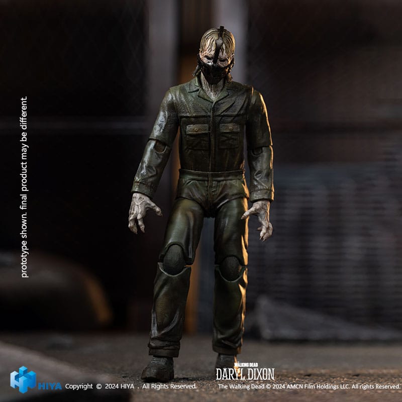The Walking Dead Exquisite Mini Actionfigur 1/18 Daryl Dixon Dark Eyes Walker 11 cm - Preorder - ETA: 20.11.2025
