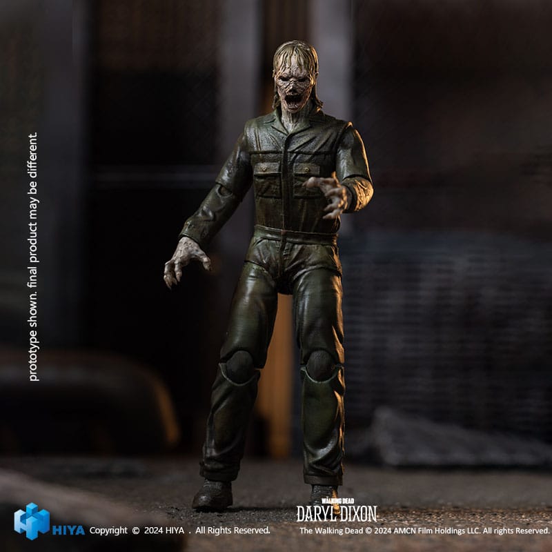 The Walking Dead Exquisite Mini Actionfigur 1/18 Daryl Dixon Dark Eyes Walker 11 cm - Preorder - ETA: 20.11.2025