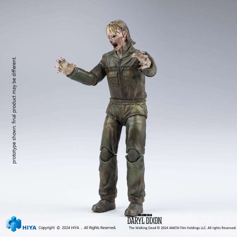 The Walking Dead Exquisite Mini Actionfigur 1/18 Daryl Dixon Dark Eyes Walker 11 cm - Preorder - ETA: 20.11.2025