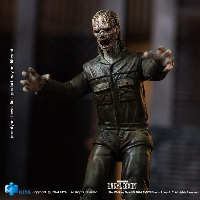 The Walking Dead Exquisite Mini Actionfigur 1/18 Daryl Dixon Dark Eyes Walker 11 cm - Preorder - ETA: 20.11.2025
