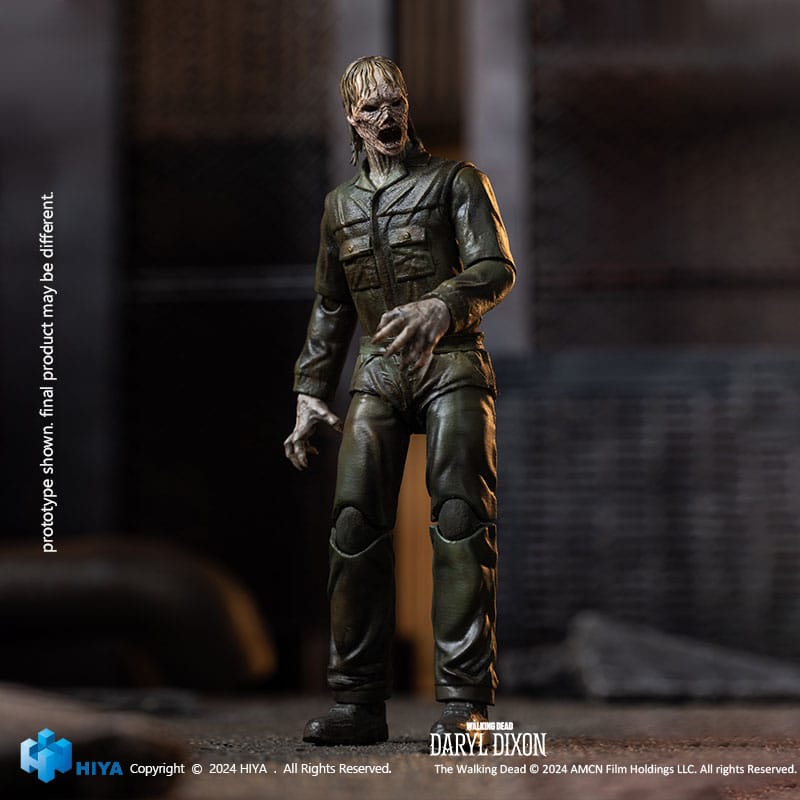 The Walking Dead Exquisite Mini Actionfigur 1/18 Daryl Dixon Dark Eyes Walker 11 cm - Preorder - ETA: 20.11.2025