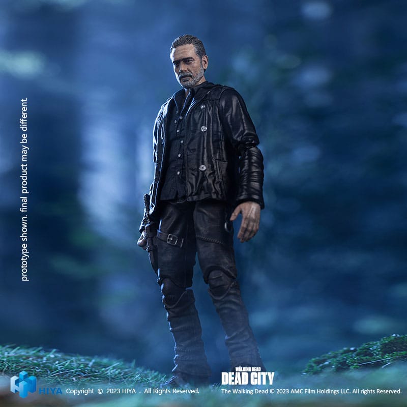 The Walking Dead Exquisite Mini Actionfigur 1/18 Dead City Negan 11 cm - Versand: 5-7 Tage nach Bestellung